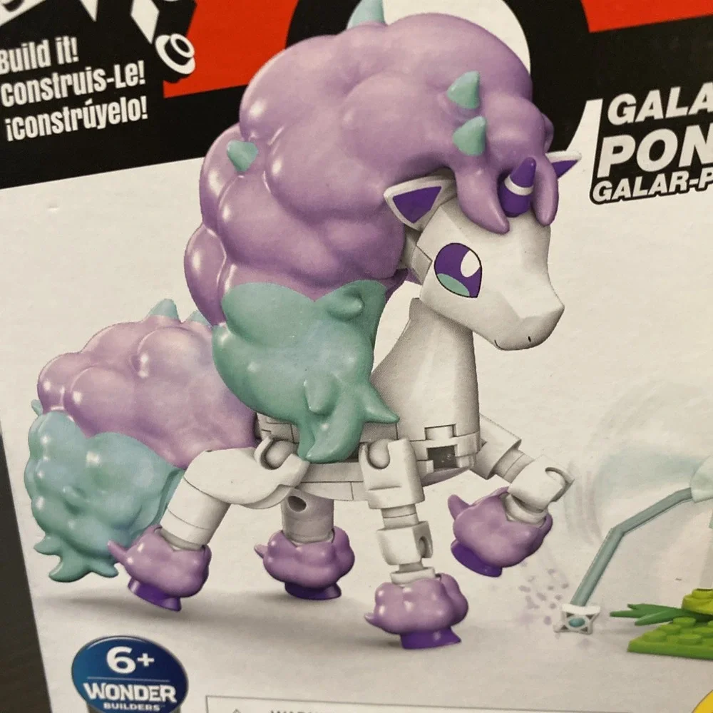 Mega Construx Pokémon:‎ 64pc GALARIAN PONYTA Building Set (2020) #GYG94